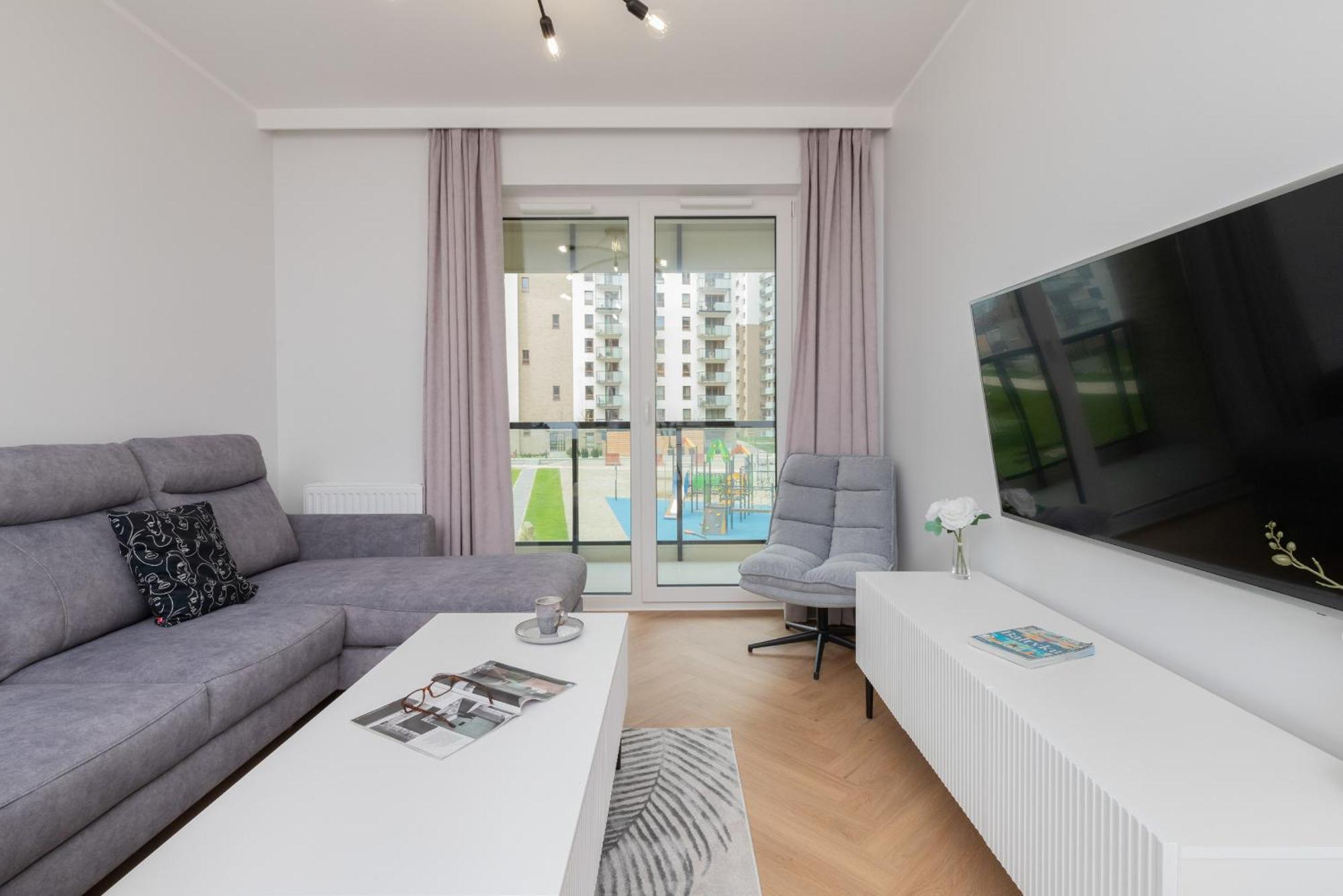 Nowa Letnica Comfortable Apartments With Balcony & Parking Gdansk By Noclegi Renters 외부 사진