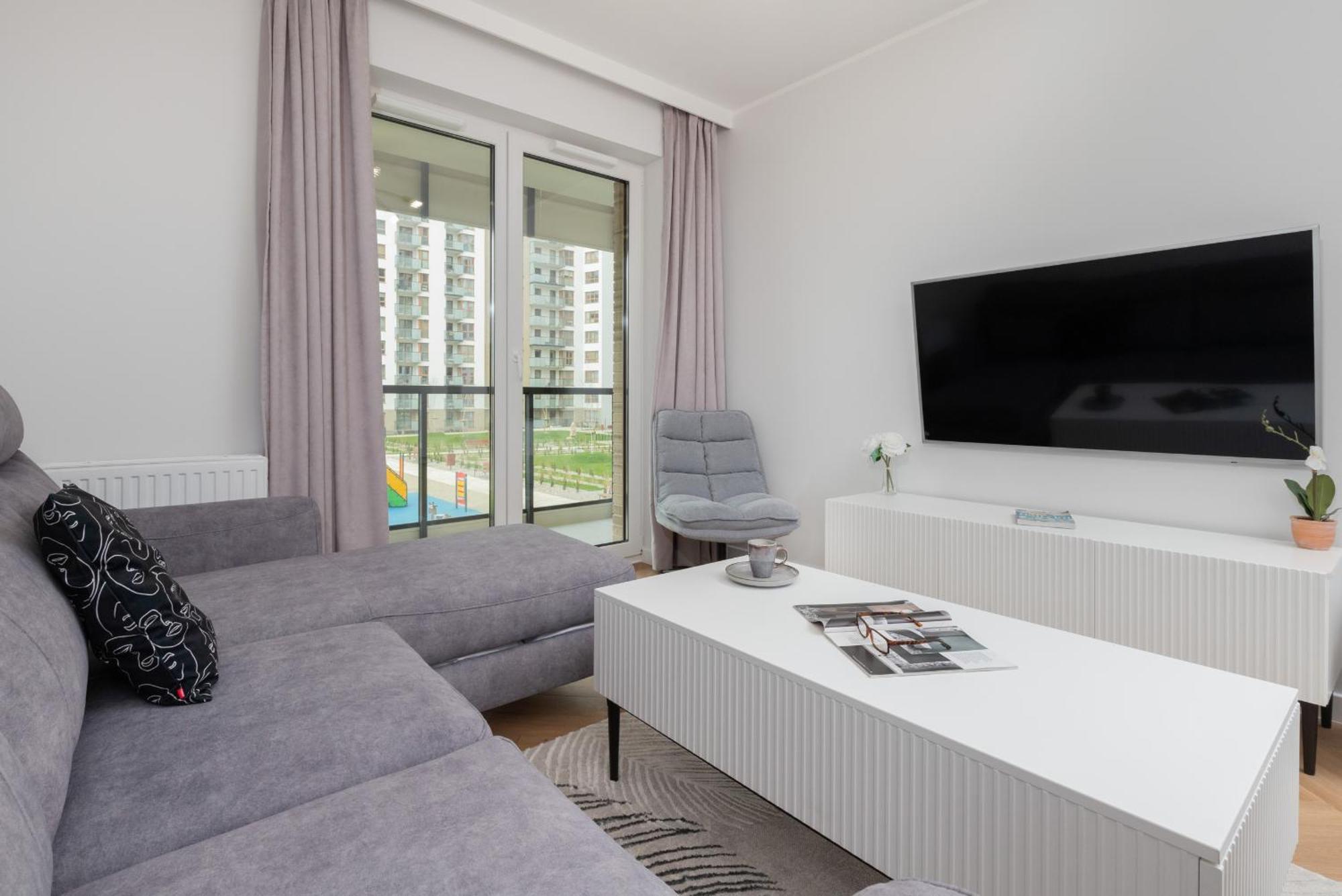 Nowa Letnica Comfortable Apartments With Balcony & Parking Gdansk By Noclegi Renters 외부 사진