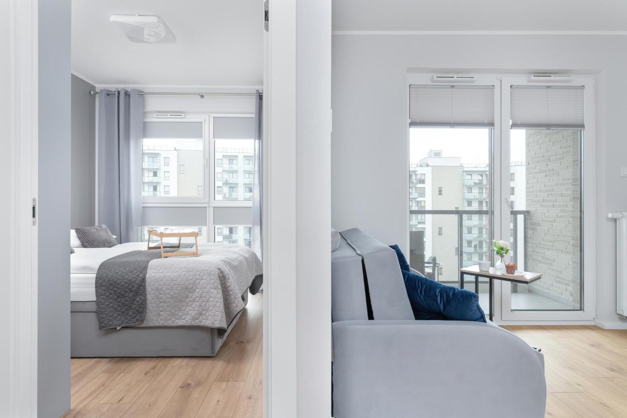 Nowa Letnica Comfortable Apartments With Balcony & Parking Gdansk By Noclegi Renters 외부 사진